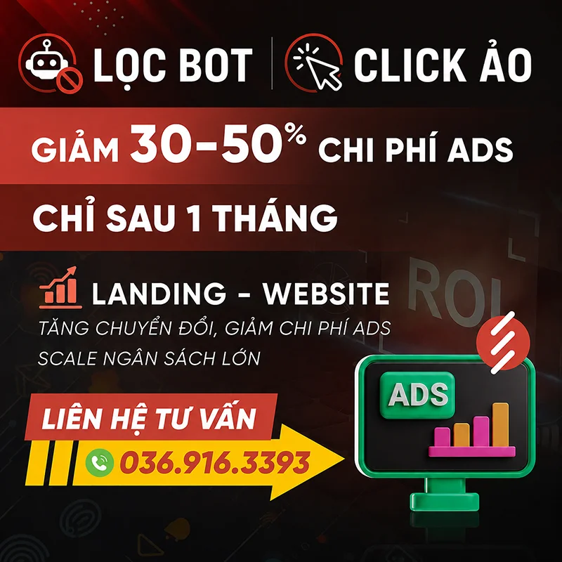 LỌC NGAY 30-50% TRAFIX RÁC, BOT, CLICK ẢO, CLICK RÁC, CLONE RA KHỎI WEBSITE.